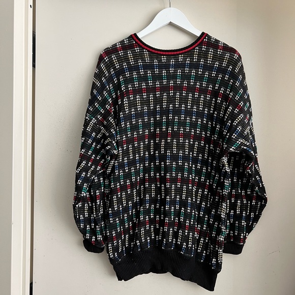 Vintage Geometric Print Sweater - Picture 1 of 5